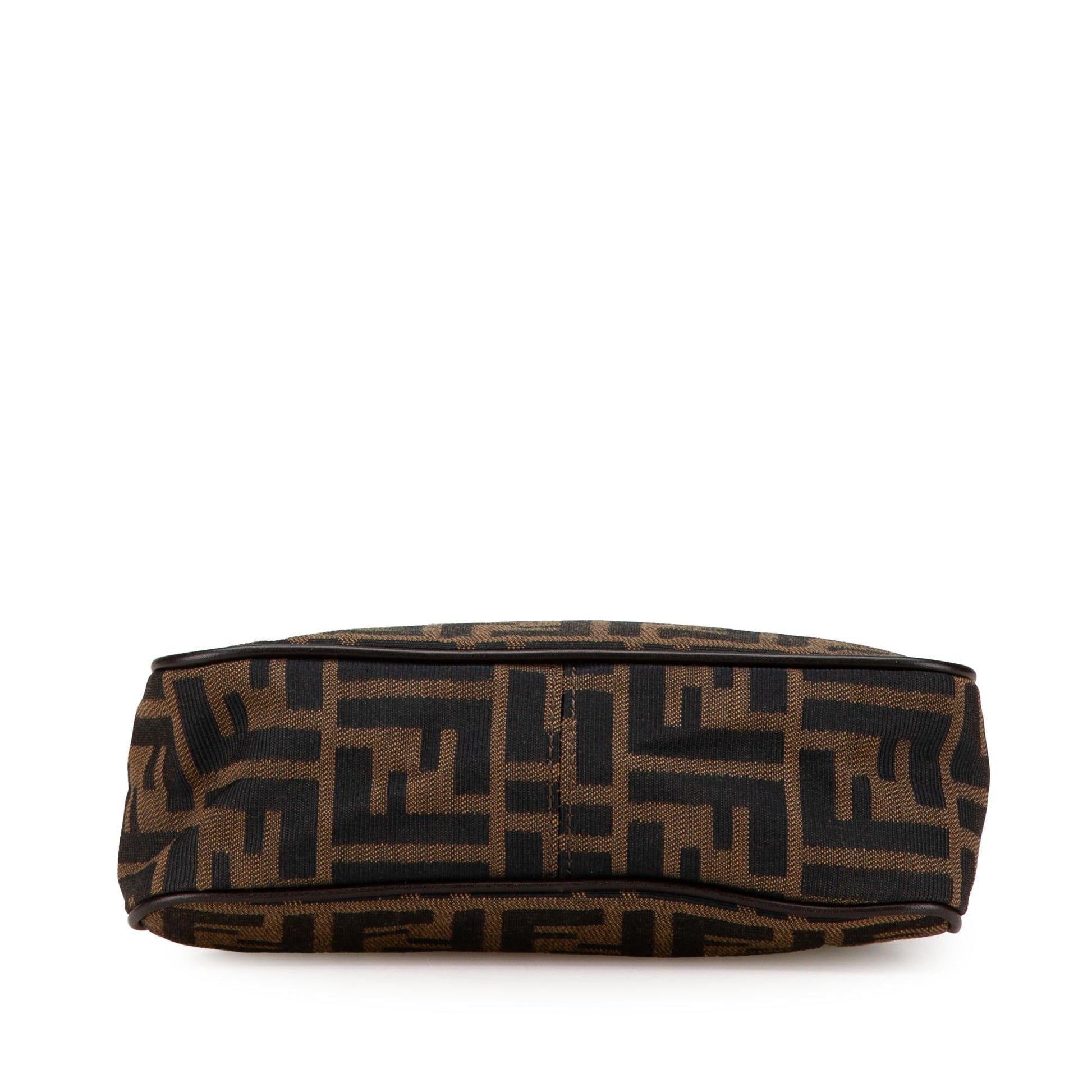 Fendi Zucca Coated Canvas Peekaboo Defender Handbag Rovelle Bags