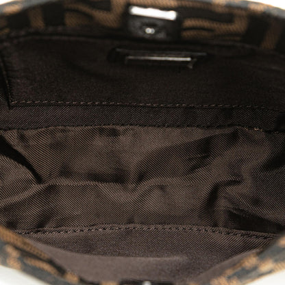 Fendi Zucca Coated Canvas Peekaboo Defender Handbag Rovelle Bags