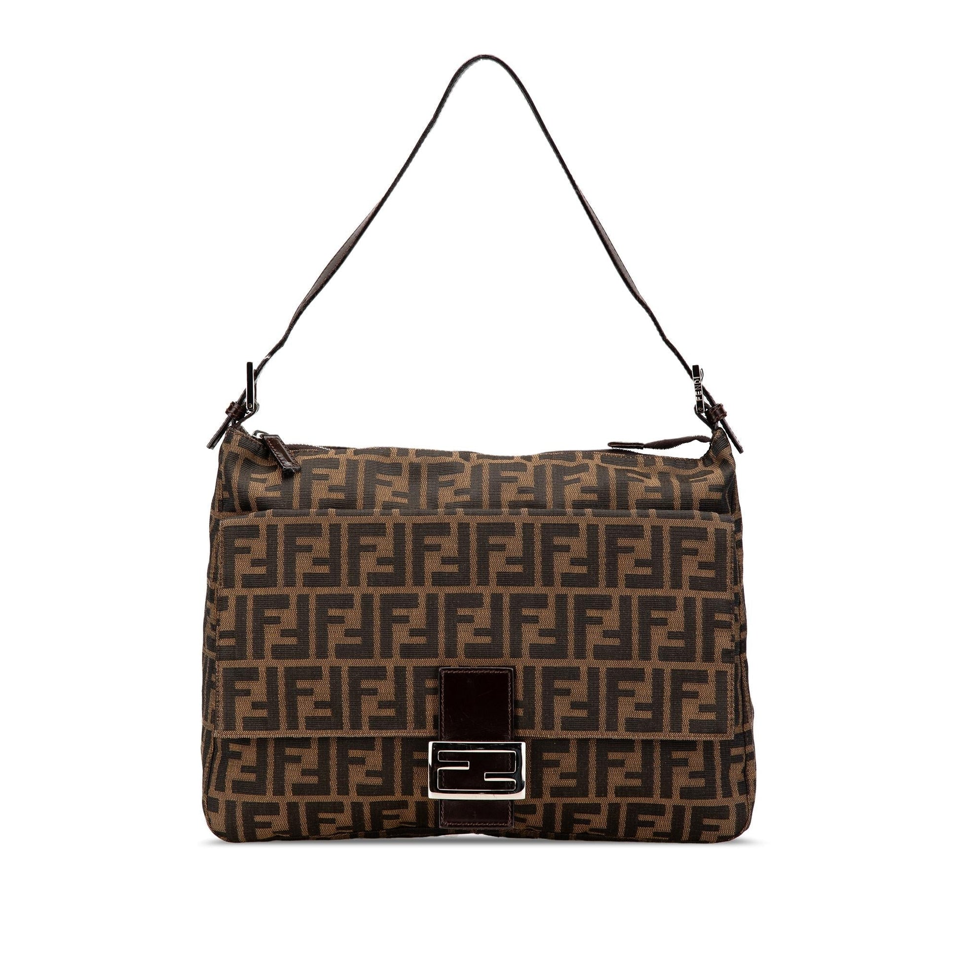 Fendi Luxury Canvas Red Shoulder Bag Style 9 Rovelle Bags