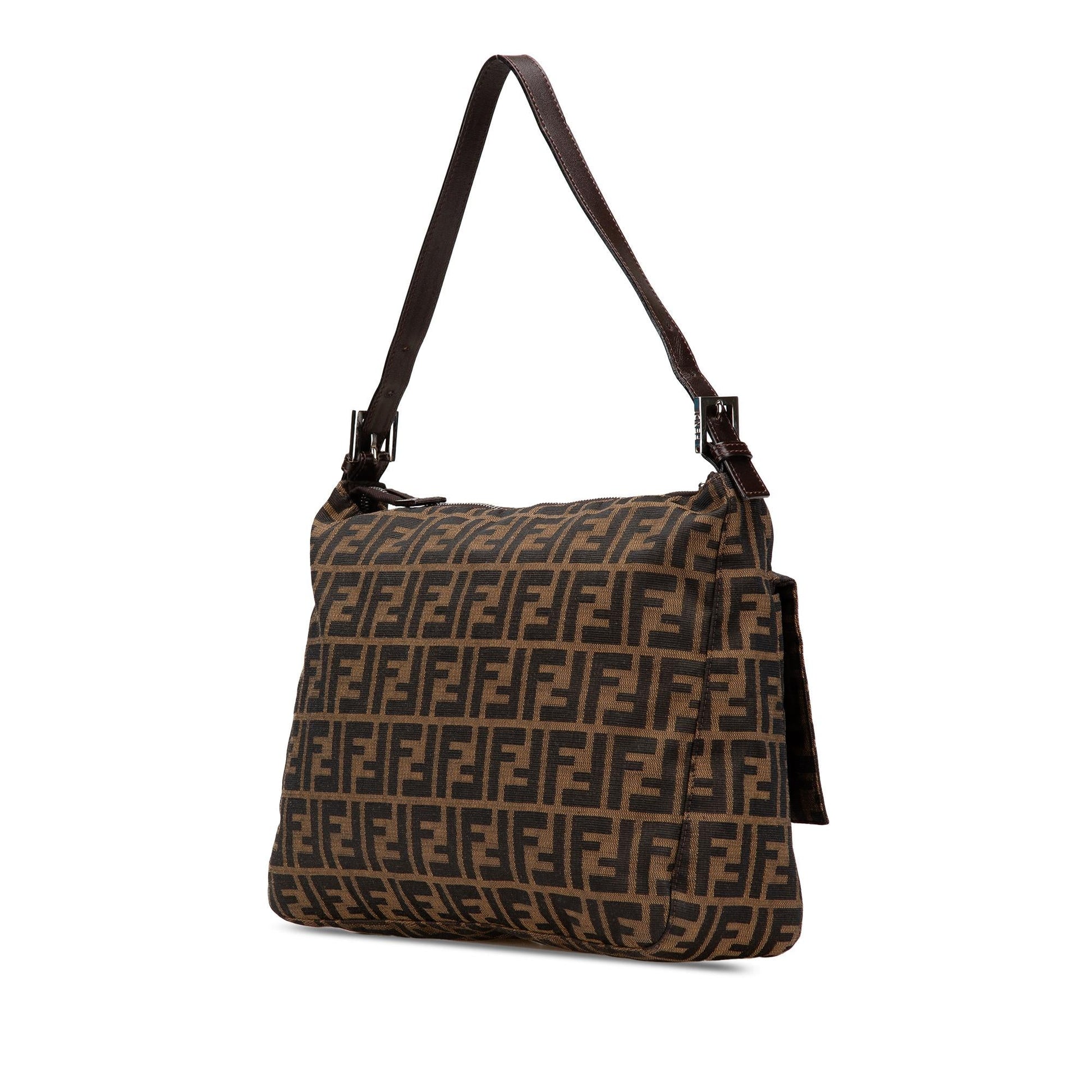 Fendi Luxury Canvas Red Shoulder Bag Style 9 Rovelle Bags