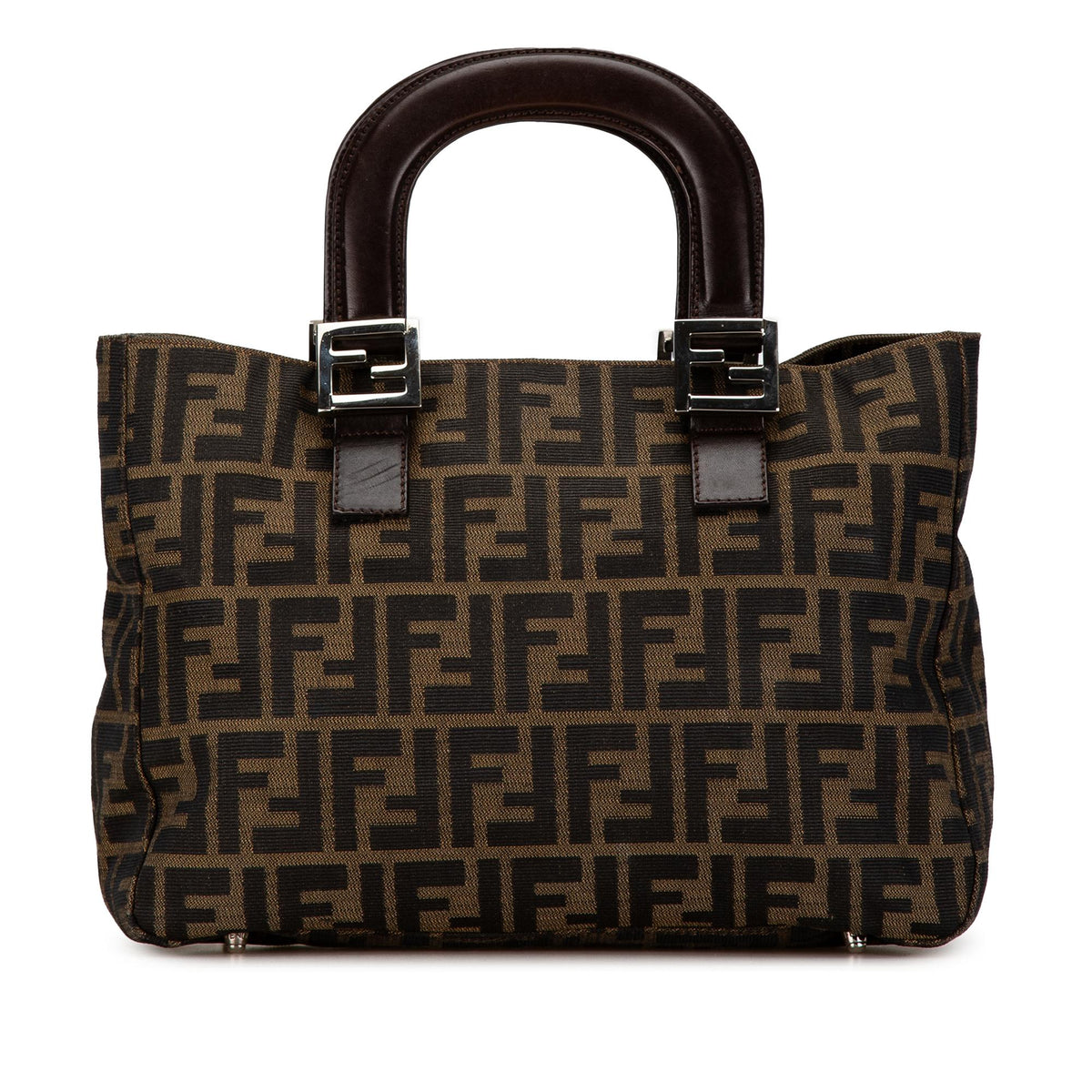 Fendi Zucca Canvas Twins Tote (SHG-LQzCTX) Rovelle Bags