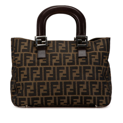 Fendi Zucca Canvas Twins Tote (SHG-LQzCTX) Rovelle Bags