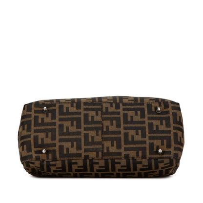 Fendi Zucca Canvas Twins Tote (SHG-LQzCTX) Rovelle Bags