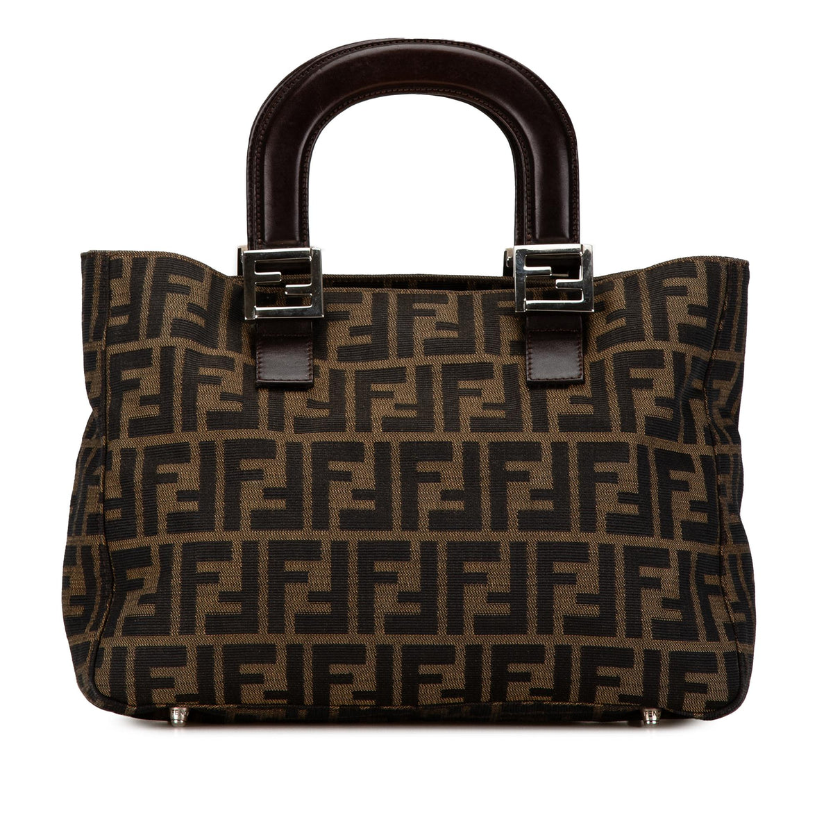 Fendi Zucca Canvas Twins Tote (SHG-LQzCTX) Rovelle Bags