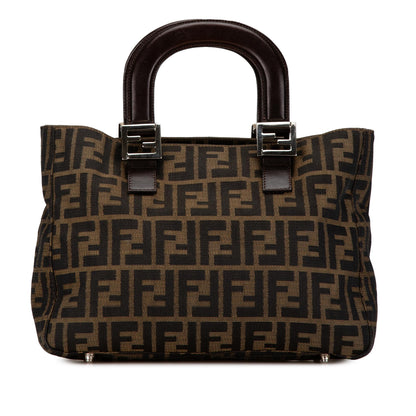 Fendi Zucca Canvas Twins Tote (SHG-LQzCTX) Rovelle Bags