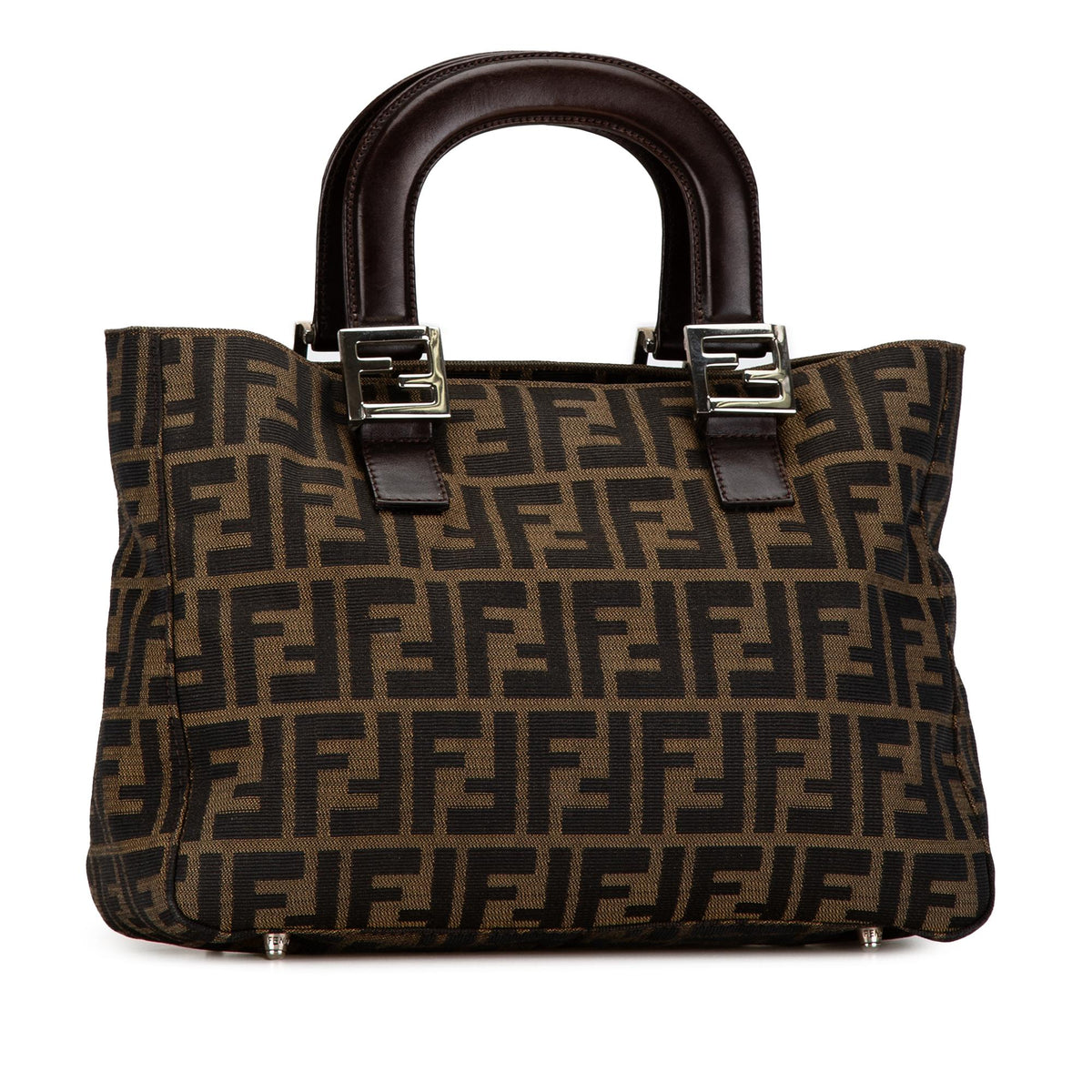 Fendi Zucca Canvas Twins Tote (SHG-LQzCTX) Rovelle Bags