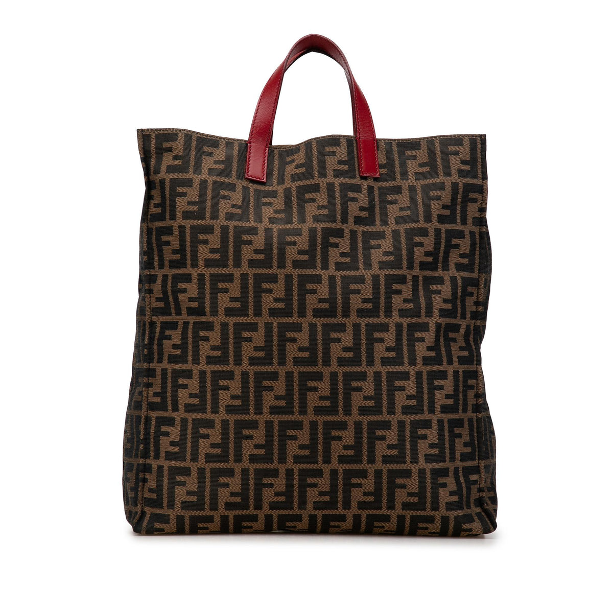 Fendi Zucca Canvas Vertical Shopping Tote (SHG-oMb6qG) Rovelle Bags