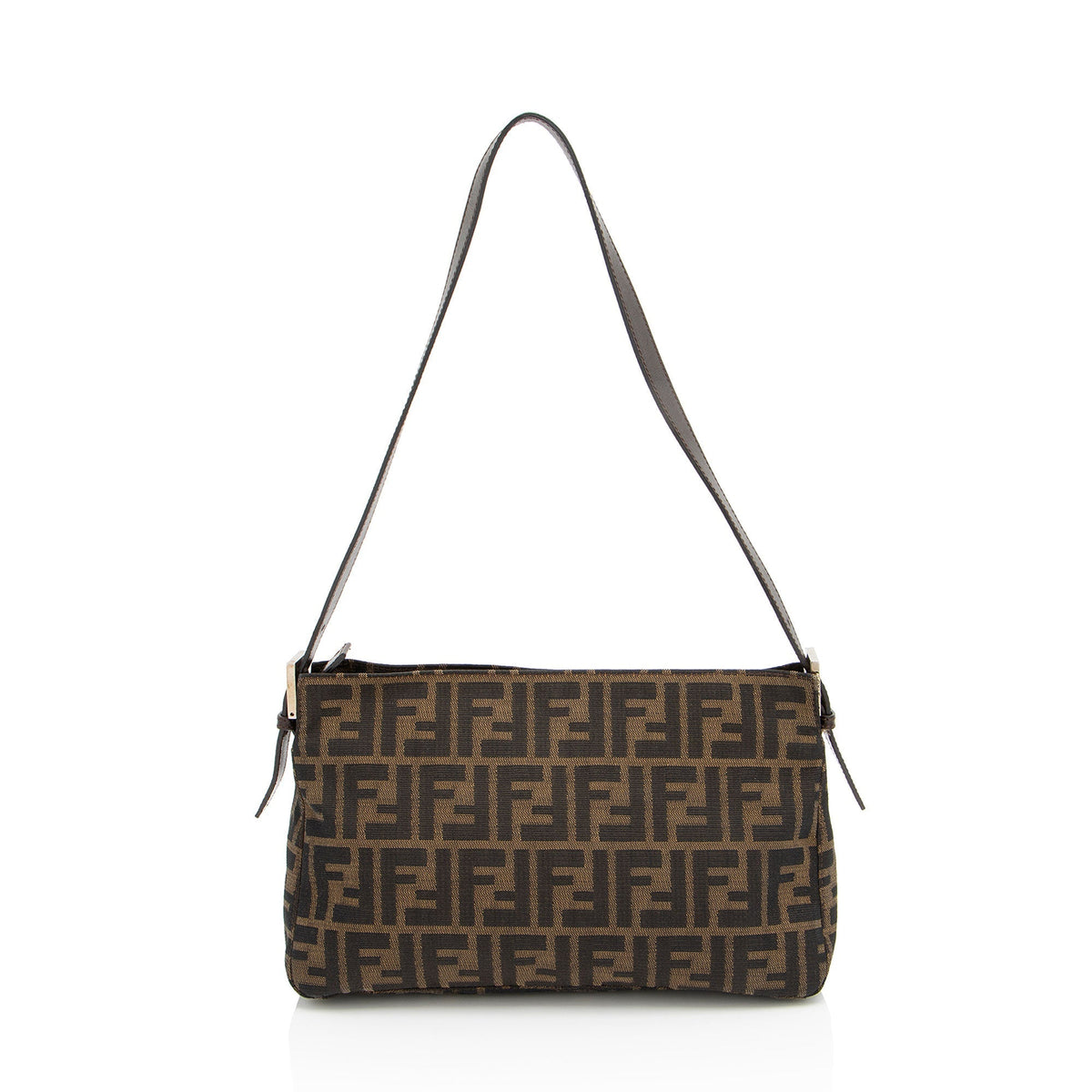 Fendi Zucca Zip Top Shoulder Bag (SHF-RhBEmx) Rovelle Bags