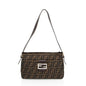 Fendi Zucca Zip Top Shoulder Bag (SHF-RhBEmx) Rovelle Bags