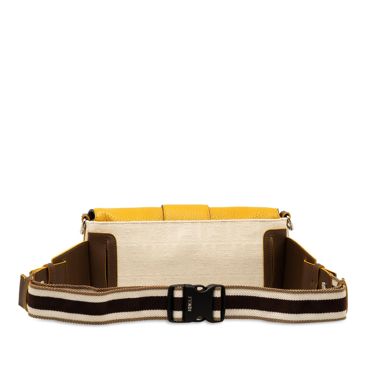 Fendi Zucca Canvas and Leather Convertible Baguette (SHG-X1HAvY) Rovelle Bags