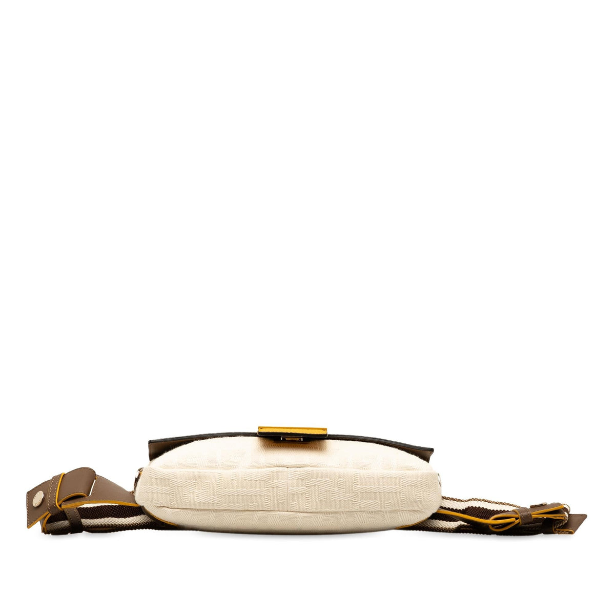 Fendi Zucca Canvas and Leather Convertible Baguette (SHG-X1HAvY) Rovelle Bags