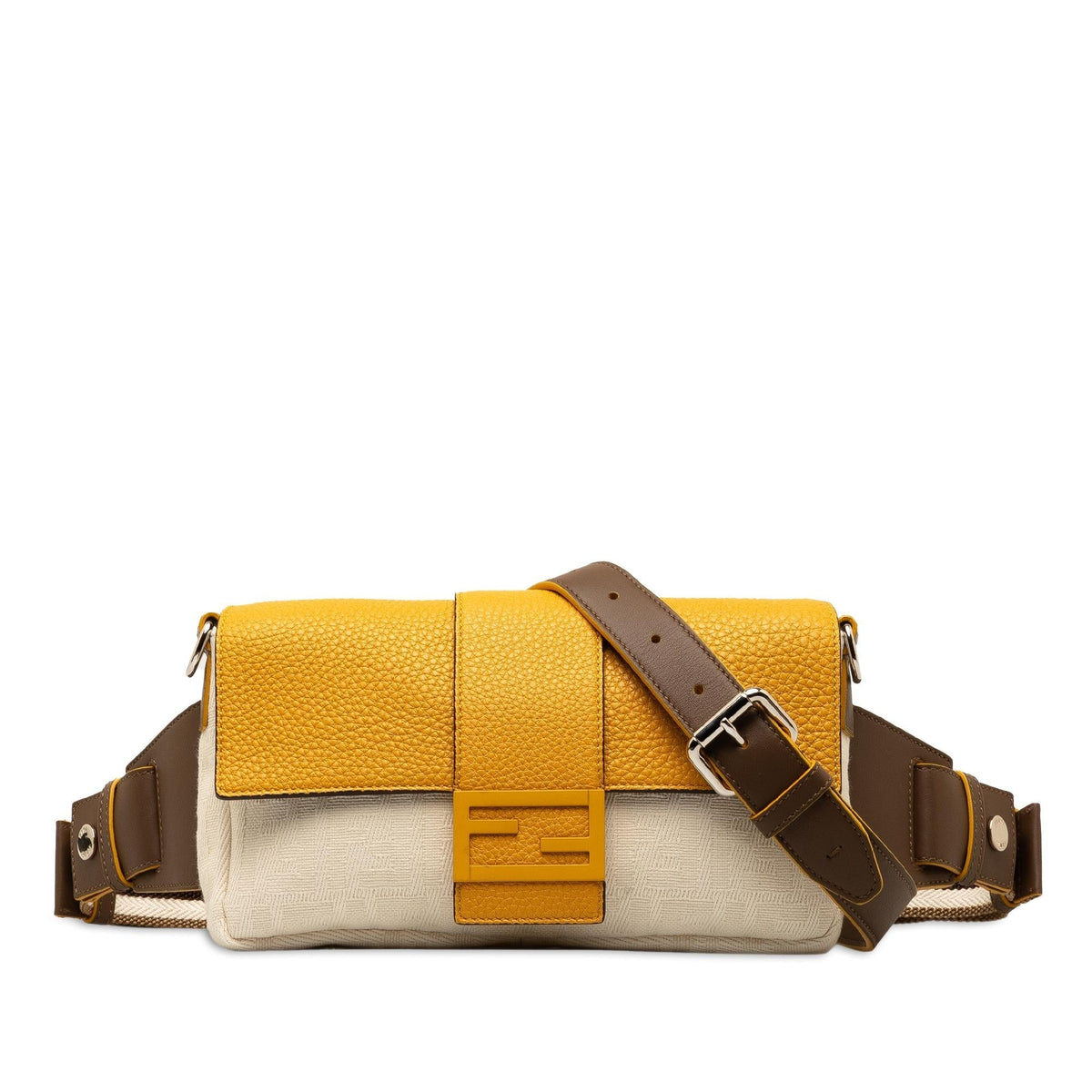 Fendi Zucca Canvas And Leather Convertible Baguette Shg-Bdogyz Rovelle Bags
