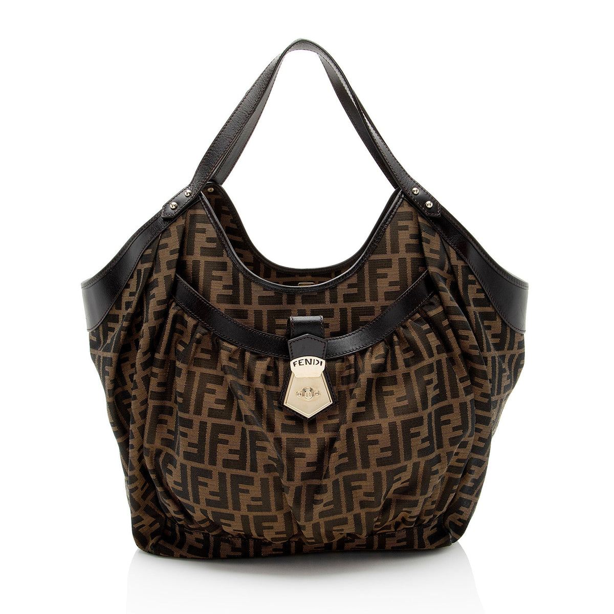 Fendi Zucca Chef Pocket Large Tote (SHF-8gWlAc) Rovelle Bags