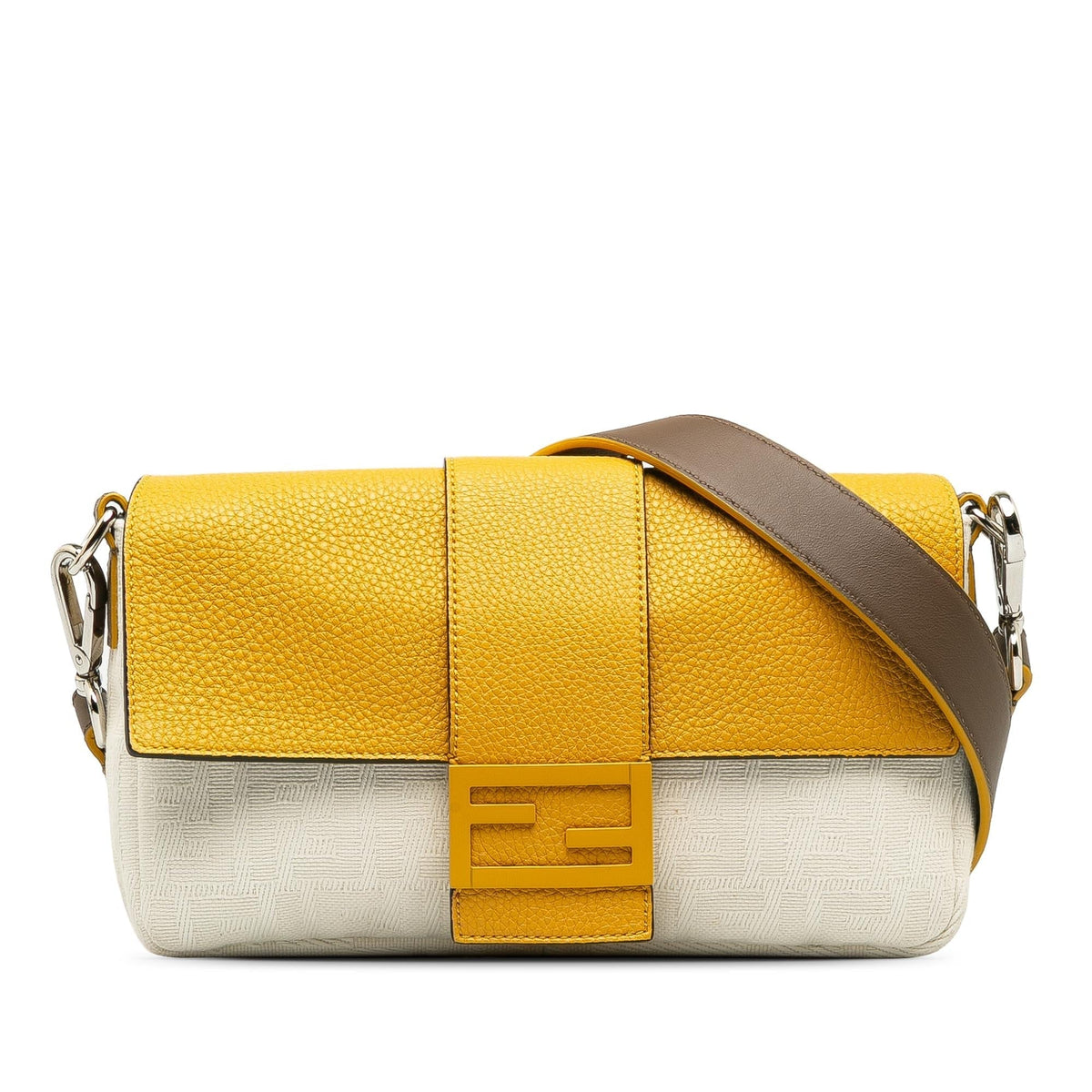 Fendi Zucca Convertible Baguette Crossbody Rovelle Bags