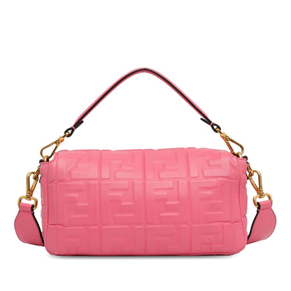 Fendi Zucca Embossed Baguette Satchel (SHG-dNovMe) Rovelle Bags