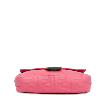 Fendi Zucca Embossed Baguette Satchel (SHG-dNovMe) Rovelle Bags