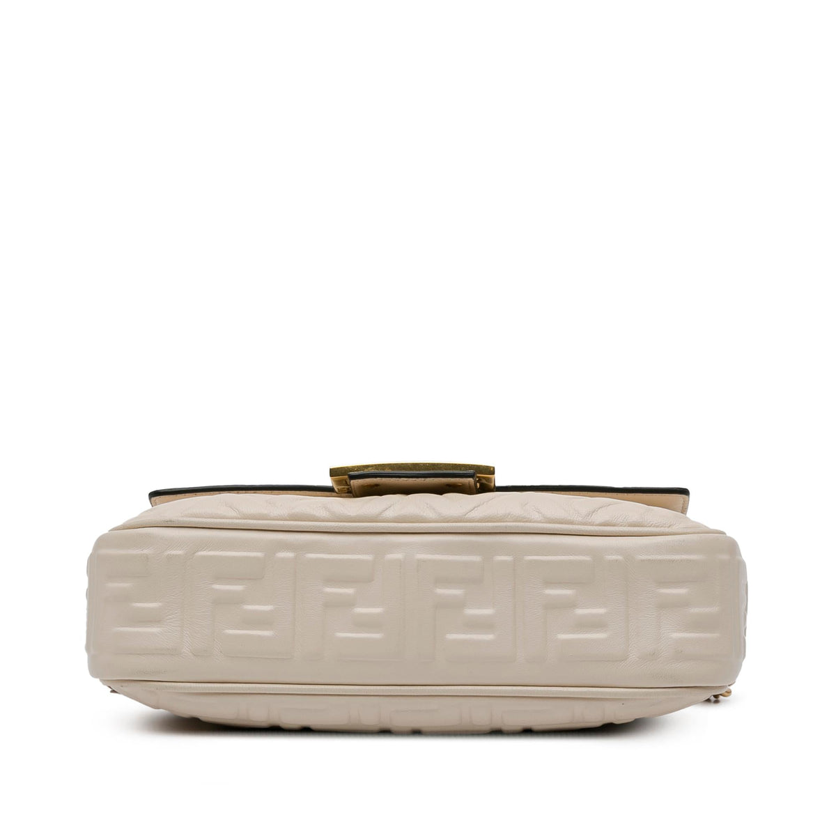 Fendi Zucca Embossed Chain Midi Baguette (SHG-InpXQw) Rovelle Bags