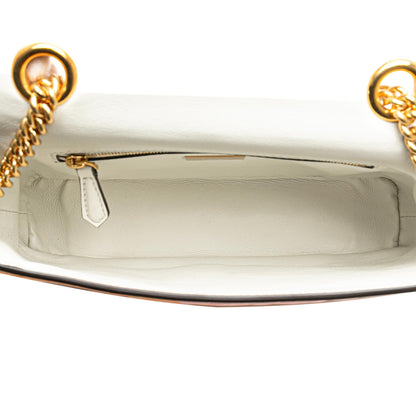 Fendi Zucca Embossed Chain Midi Baguette Rovelle Bags