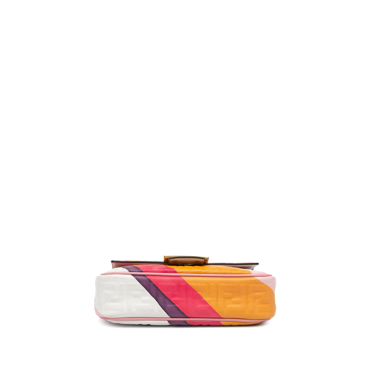 Fendi Zucca Embossed Chain Midi Baguette Shg-Twwttm Rovelle Bags