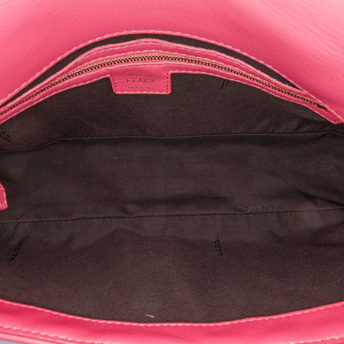 Fendi Baguette Leather Red Shoulder Bag Style 2 Rovelle Bags