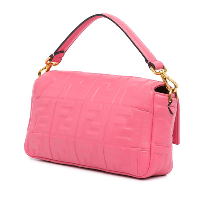 Fendi Baguette Leather Red Shoulder Bag Style 2 Rovelle Bags