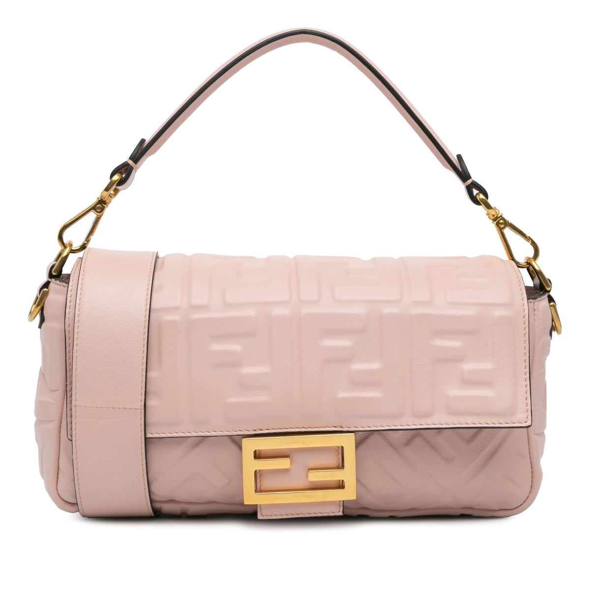 Fendi Baguette Leather Red Shoulder Bag Style 9 Rovelle Bags