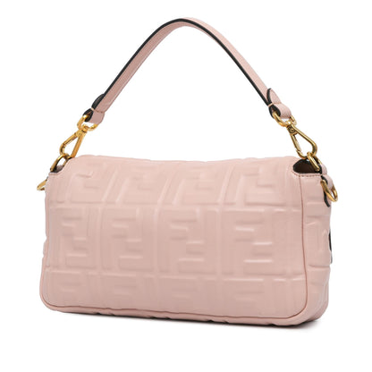 Fendi Baguette Leather Red Shoulder Bag Style 9 Rovelle Bags