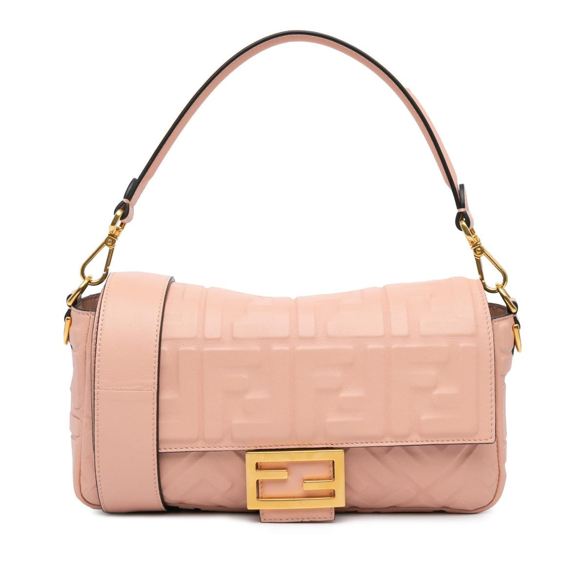 Fendi Baguette Leather Red Shoulder Bag Style 12 Rovelle Bags