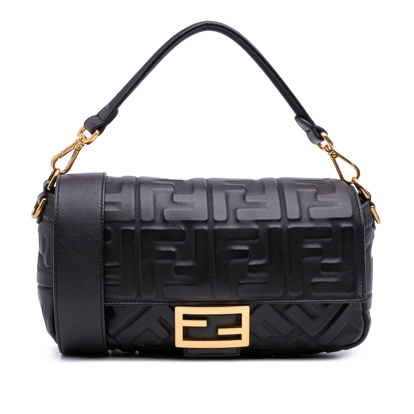 Fendi Baguette Leather Red Shoulder Bag Style 52 Rovelle Bags
