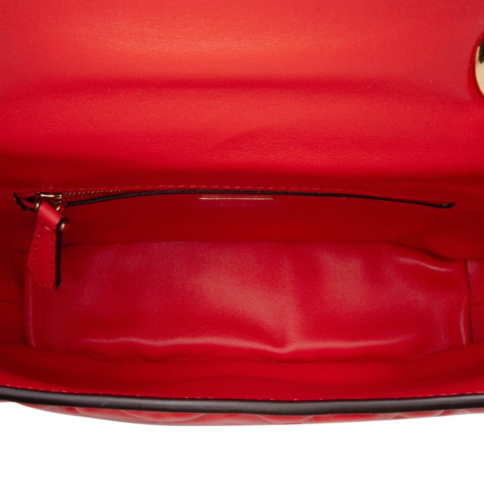 Fendi Baguette Leather Red Shoulder Bag Style 63 Rovelle Bags