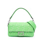 Fendi Baguette Leather Red Shoulder Bag Rovelle Bags