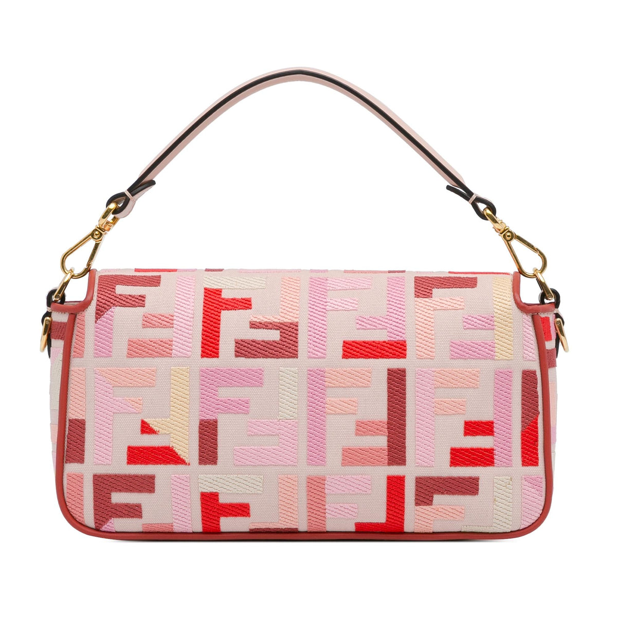 Fendi Zucca Embroidered Baguette Satchel (SHG-LaJuvA) Rovelle Bags