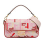 Fendi Zucca Embroidered Baguette Satchel (SHG-LaJuvA) Rovelle Bags