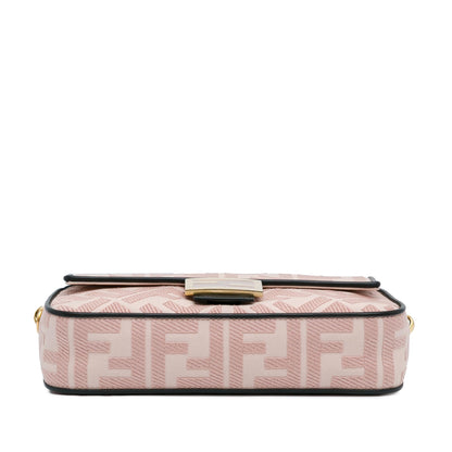 Fendi Zucca Embroidered Baguette Satchel (SHG-3Y1aJA) Rovelle Bags