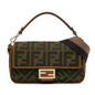 Fendi Zucca Embroidered Baguette Satchel (SHG-DLYg5k) Rovelle Bags