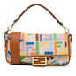 Fendi Zucca Embroidered Canvas Baguette Satchel (SHG-iZ39pU) Rovelle Bags