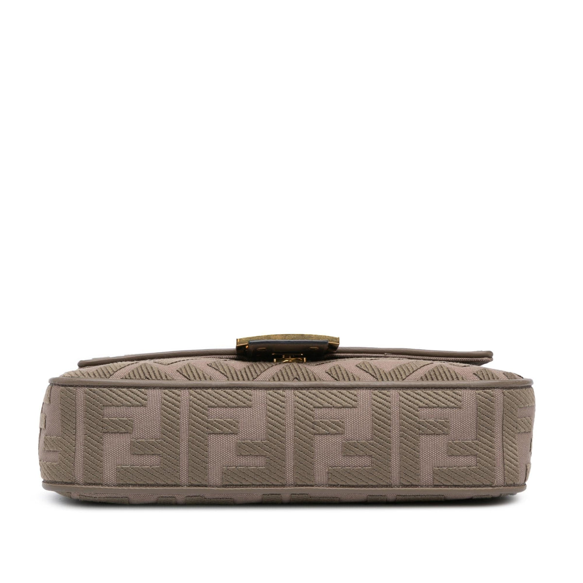 Fendi Large Zucca Embossed Leather Baguette Satchel Shg-Jlanxb Rovelle Bags
