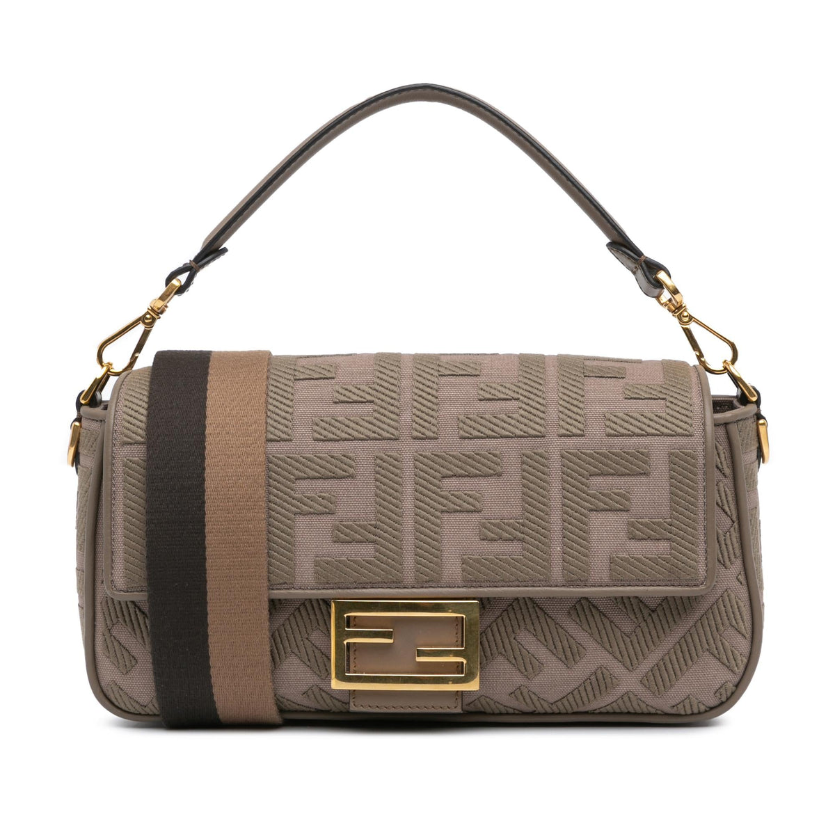 Fendi Baguette Zucchino Red Shoulder Bag Rovelle Bags