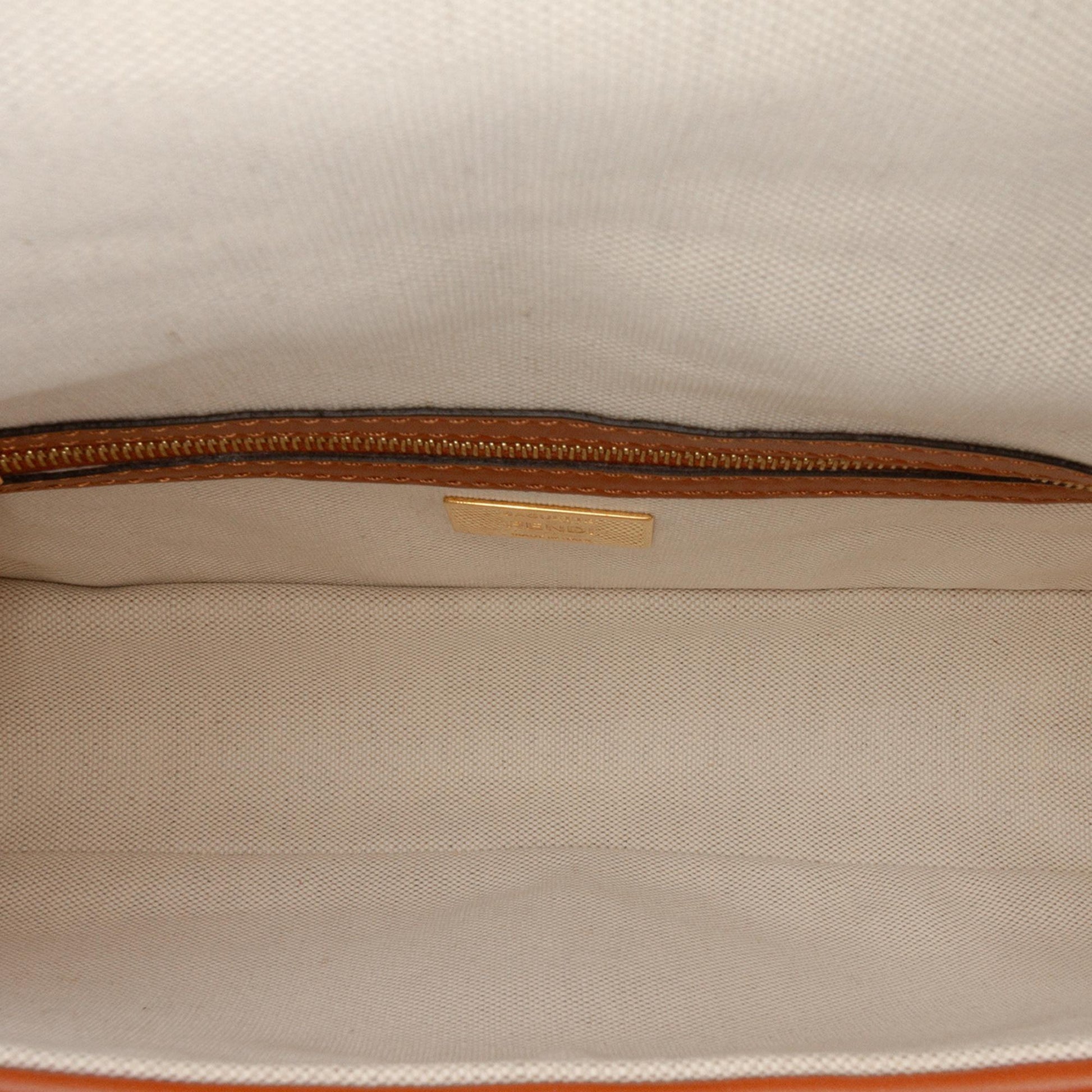 Fendi Baguette Canvas Red Shoulder Bag Style 38 Rovelle Bags