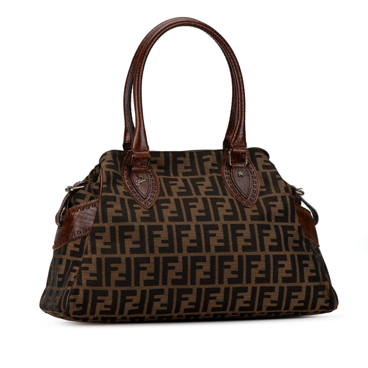 Fendi Zucca Etniko Canvas Handbag (SHG-4VO7PX) Rovelle Bags