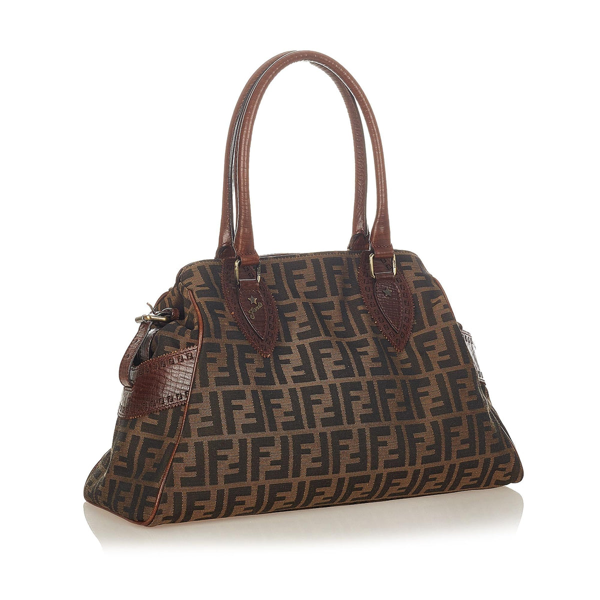 Fendi Zucca Etniko Canvas Shoulder Bag (SHG-26423) Rovelle Bags