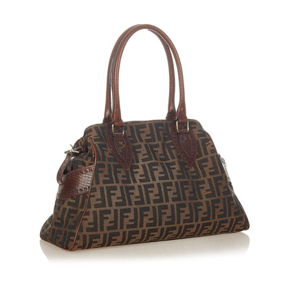 Fendi Zucca Etniko Canvas Shoulder Bag (SHG-26423) Rovelle Bags