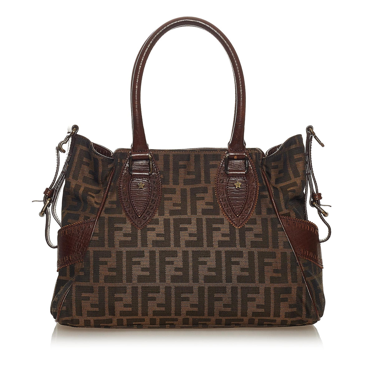 Fendi Zucca Etniko Canvas Shoulder Bag (SHG-27464) Rovelle Bags