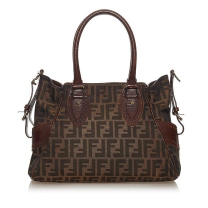 Fendi Zucca Etniko Canvas Shoulder Bag (SHG-27464) Rovelle Bags