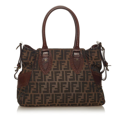 Fendi Zucca Etniko Canvas Shoulder Bag (SHG-27464) Rovelle Bags