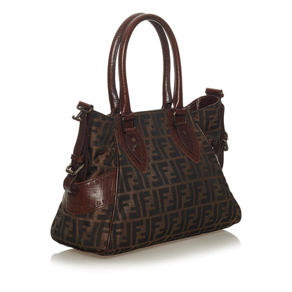 Fendi Zucca Etniko Canvas Shoulder Bag (SHG-27464) Rovelle Bags