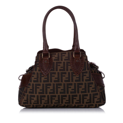 Fendi Zucca Etniko Canvas Shoulder Bag (SHG-29436) Rovelle Bags