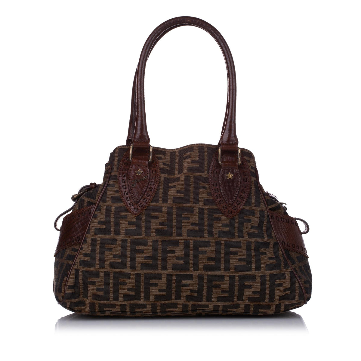 Fendi Zucca Etniko Canvas Shoulder Bag (SHG-29436) Rovelle Bags
