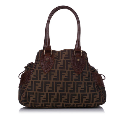Fendi Zucca Etniko Canvas Shoulder Bag (SHG-29436) Rovelle Bags