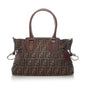 Fendi Zucca Etniko Canvas Shoulder Bag (SHG-33388) Rovelle Bags